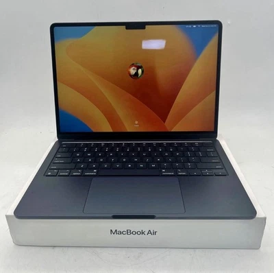 Apple MacBook Air 13 in 2022 Midnight/Apple M2 3.49 GHz, 256 GB 8 GB 8-Core - Image 1 of 4