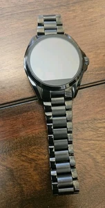 Montre connectée Michael Kors Access Bradshaw - MKT5005 DW2c bracelet en acier inoxydable noir - Photo 1 sur 6