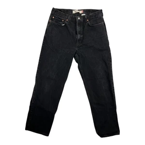 Vintage Levi’s 550 Black Faded Jeans Size 36x32 Relaxed Fit - Picture 1 of 8