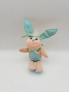 Cabbage Patch Bunny Bee Plush Toy Rabbit Pink Blue Stripes Original 15" - Picture 1 of 8