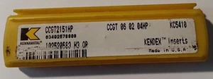 KENNAMETAL Inserts 5-pack - KC5410 - CCGT2151HP - CCGT 06 02 04HP - USA  (B1) - Picture 1 of 4