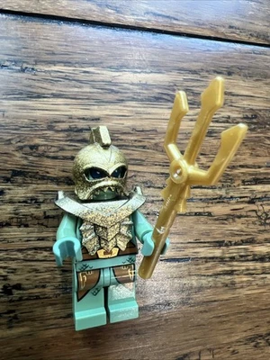 LEGO Atlantis Portal Emperor minifigure 8078 atl013 NEW - Image 1 of 4