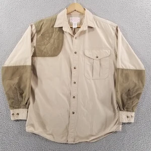 Vintage Filson Shooting Shirt Medium Khaki Padded Upland Hunting USA Style 552 - Bild 1 von 15