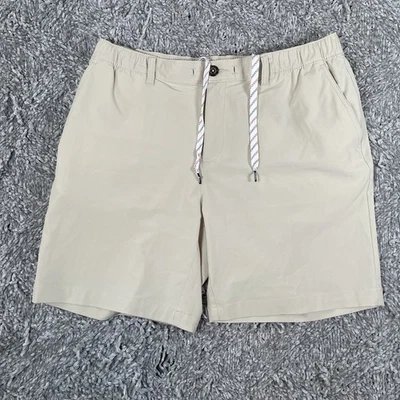 Chubbies Everywear Shorts Men’s XL 8” Inseam Beige Golf Preppy Stretch - Image 1 of 4