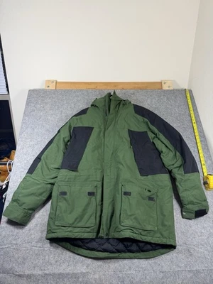 Duluth Trading Co Windproof Insulated Quilt lined Parka Jacket Hooded 2XL - Image 1 of 4