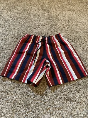 Baúl de playa a rayas forrado Express para hombre XS Foto 1 de 3