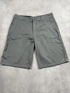ONeill Shorts Mens 34 Gray Pinstripe Hybrid Boardwalk Golf Water Classic Pockets - Picture 1 of 17