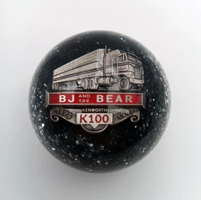 Kenworth KW Trucks Semi camión Hanco estilo carretera perilla de cambio escama plateada Foto 1 de 2