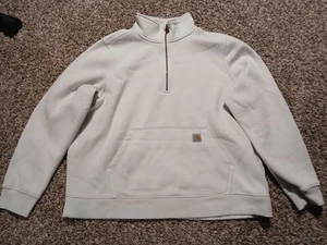 Carhartt Damen Gr. XXL Relaxed Fit 1/4 Sweater Jacke Kängurutaschen - Bild 1 von 8