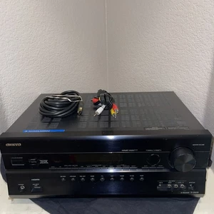 Onkyo TX-SR608 7.2 Channel 700-Watt Home Theater AV Receiver Bundle w Cords - Picture 1 of 14