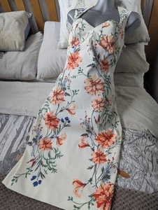 Karen Millen Floral Summer Dress Size 10 - Picture 1 of 3