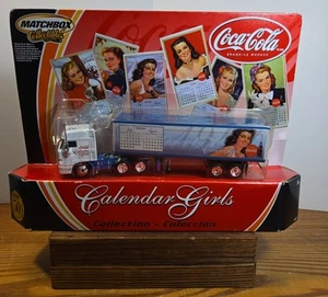Matchbox Coca-Cola Calendar Girls July - August Tractor & Trailer #96873 NOS - Picture 1 of 5