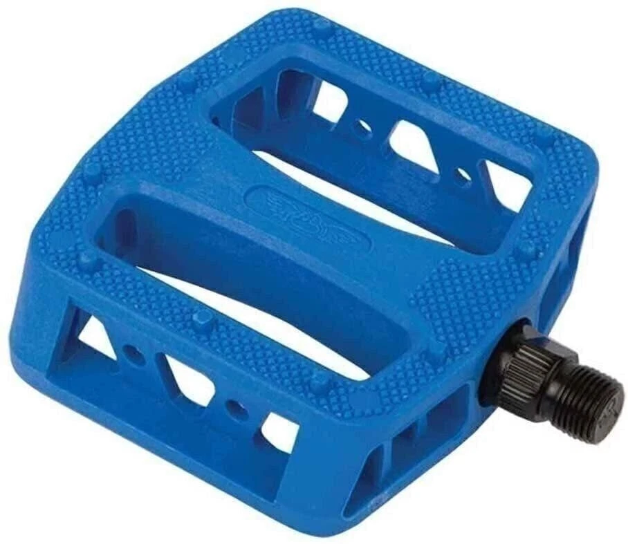 Pedais de náilon SE Bikes 12 horas 9/16" - aderência segura, perfil baixo, azul marcante - Imagem 1 de 1