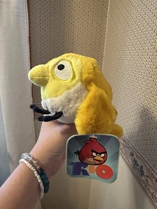 Angry Birds Rio Yellow Caged Bird Plush 5" Claw Machine Variant RARE / With Tag - Picture 1 of 6