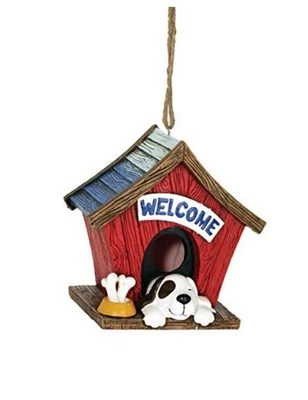  Casa para pájaros 10182, casa para perros blancos Foto 1 de 2