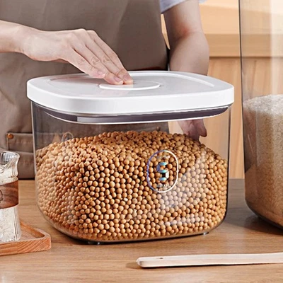 Mehl und Zuckerbehälter, luftdichte 10-Pfund-Lebensmittelbehälter aus Kunststoff - Image 1 of 4