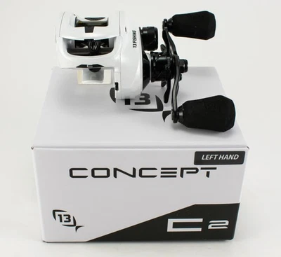 13 FISHING CONCEPT C GEN II C2-7.5LH 7.5:1 LEFT HAND BAITCAST REEL - Image 1 of 4