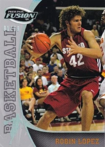 PRESSEAUSWEIS 2009 FUSION ROBIN LOPEZ #26 81/99 ONYX PARALLEL - Bild 1 von 2