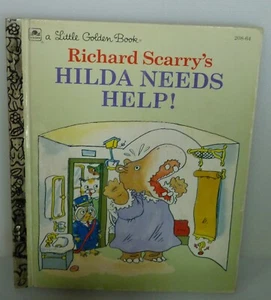 Hilda Needs Help! by Richard Scarry and Golden Books - Picture 1 of 2