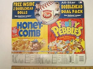 POST Cereal Box Display HONEY COMB & FRUITY PEBBLES 2002 [G7e] - Imagen 1 de 2