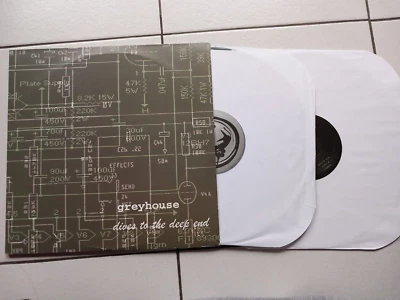 Greyhouse Dives To The Deep End 2X Vinyle GRIS MARBRE  LP 33T rock emo hardcore - Photo 1/3
