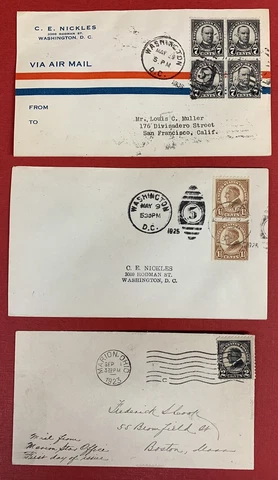 U.S., 1925-1938, Lot of 26 First Day Covers , Incl. #588, 605, 617-619, 620-621 Cover