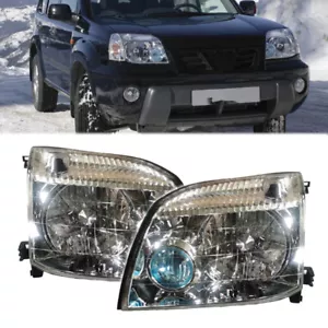 1Pair For Nissan X-Trail Xtrail T30 2001-2007 Headlight HeadLamp Fog Light LH&RH - Picture 1 of 6