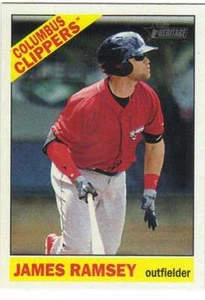 2015 Topps Heritage Minor League #163 James Ramsey Columbus Clippers - Picture 1 of 1