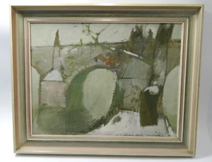 Milos POSAR (1924-2007) - Gemälde Öl auf Platte - 1973 - Tschechischer Künstler - Bild 1 von 5