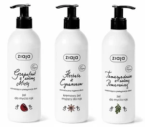 ZIAJA HAND WASH GEL TEA & CINNAMON / GRAPEFRUIT / TAMARIND - Bild 1 von 5