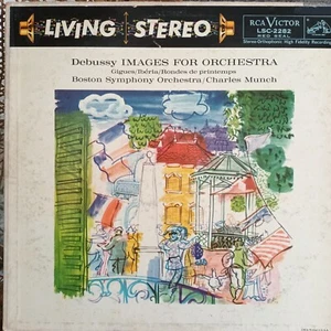 RCA LSC-2282 SHADED DOG *3S/3S AG/B1* DEBUSSY IMAGES FOR ORCHESTRA *MUNCH* EX/VG - Picture 1 of 3