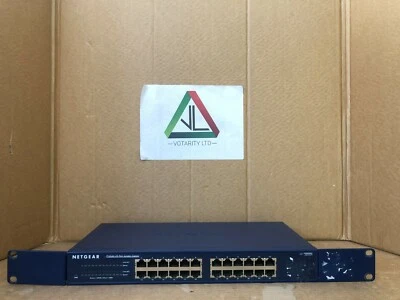 Netgear Prosafe JGS524 v1 Gigabit Switch + Bracket Netgear JGS524 v1 (Inc VAT) - Image 1 of 4