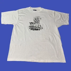 Vintage 80s Scumby Cartoon Promo T-Shirt Single Stitch Gumby Parody XL - Bild 1 von 10