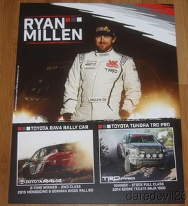 Ryan Millen 2015 Toyota Tundra SEMA Show Baja 1000 Score tarjeta de héroe - Imagen 1 de 1