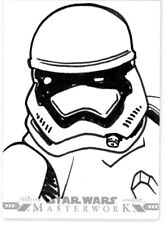 2022 TOPPS Star Wars Masterwork SKETCH CARD by RAM Stormtrooper