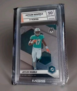 2021 Panini Mosaic #308 Jaylen Waddle RC Rookie  Miami Dolphins MGS 💎10 - Picture 1 of 4