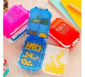 Medical Aged Care Elderly Pill Box Chest Medication Organizer Aid Travel Case  - Bild 1 von 15