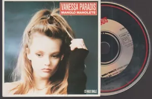 Vanessa Paradis Manolo Manolete Cd Single Maxi Cardsleeve 1987 - Madcjay - Imagen 1 de 2