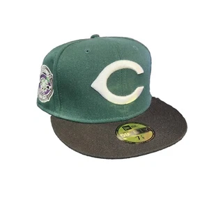 Gorra New Era Ajustada 7 7/8 Cincinnati Reds Exclusiva Parche Lateral Logo Verde - Imagen 1 de 12