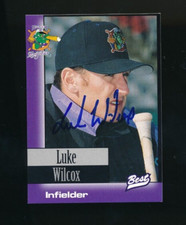 1997 Best Norwich Navigators Luke Wilcox #31 signed auto autograph