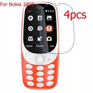 4PCS Ultra Clear TPU Soft LCD Screen Protector Film Guard Cover For Nokia 3310 - Picture 1 of 5