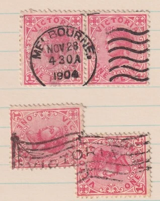 AUSTRALIA VICTORIA  USED MELBOURNE MACHINE CANCELS GROUP M768 - Image 1 of 2