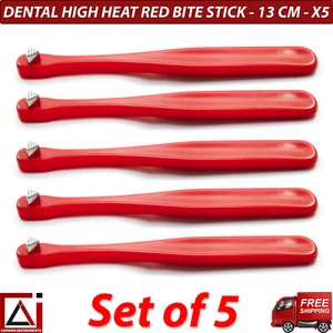 Ortodoncia Rojo Mordida Palo Empujador Instrumentos Banda Asientos Herramientas Dentales Juego de 5 - Imagen 1 de 5