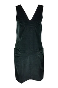 MARC JACOBS Marc Classic Black Velvet Sleeveless Shift Dress (UK 10/ US 6) - Picture 1 of 12