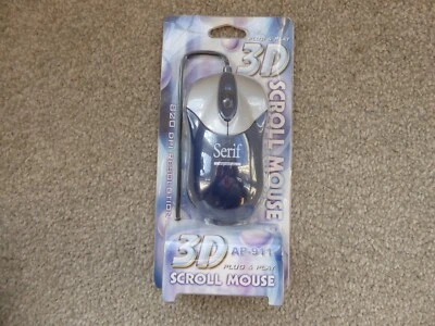 Serif 3 D Scroll Mouse 820 DPI Resolution streamline - Image 1 of 4