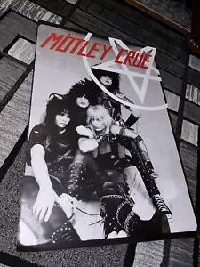 Motley Crue -Shout At The Devil 1983 Era Group Shot/Logo Reissue Poster - Picture 1 of 15