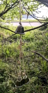 Witch’s Bells, Windchime For Protection & Attracting Positive Energy With Reiki - Picture 1 of 3