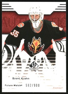 2003-04 SP Authentic #94 Brent Krahn Rookie Card /900
