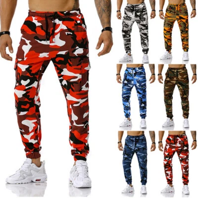 Pantalon De Survêtement De Jogging Camouflage Pour Hommes Pantalon De / - Photo 1/4