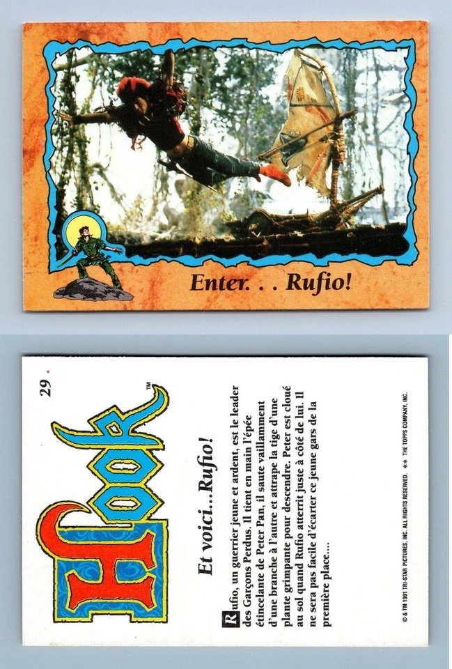 Et Voici..Rufio! #29 Hook 1991 Topps French Trading Card - Image 1 of 1